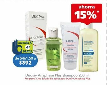 Farmacia San Pablo Ducray anaphase plus shampoo tub c/200ml oferta