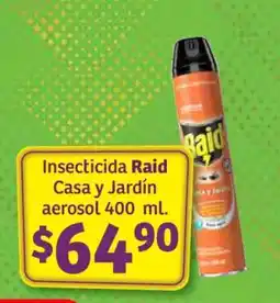 Soriana Híper Insecticida Raid Casa y Jardín oferta