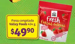 Soriana Híper Fresa congelada Valley Foods 454 g oferta