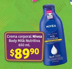 Soriana Híper Nivea Body Milk Nutritiva oferta