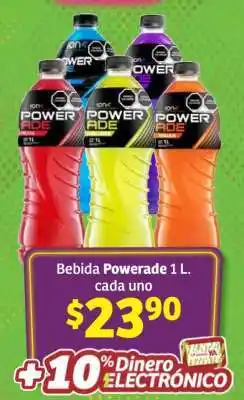 Soriana Híper Bebida Powerade 1 L oferta