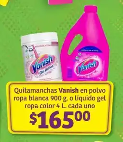 Soriana Híper Quitamanchas Vanish oferta