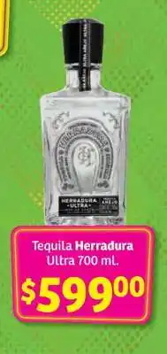 Soriana Híper Tequila Herradura Ultra 700 ml oferta