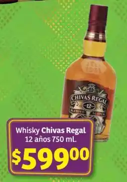 Soriana Híper Whisky Chivas Regal oferta