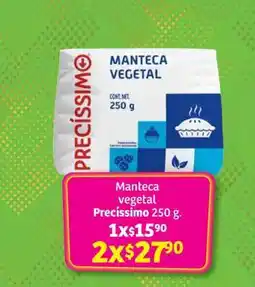 Soriana Híper Manteca vegetal Precíssimo 250 g oferta