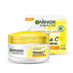 Farmacias Benavides SkinActive Express Aclara Anti-Manchas Vitamina C Hidratante Serum Gel oferta