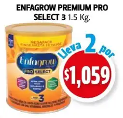 Farmacias Guadalajara Enfagrow premium pro select 3 oferta