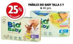 Farmacias Guadalajara Pañales bio baby talla 5 y 6 oferta