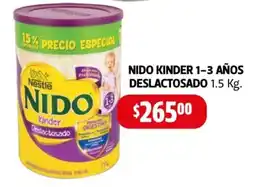 Farmacias Guadalajara Nido kinder 1-3 años deslactosado oferta