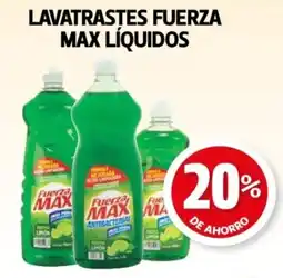 Farmacias Guadalajara Lavatrastes fuerza max líquidos oferta