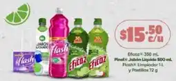 Farmacias Guadalajara Eficaz 350 ml Pinol's Jabón Liquido Flash Limpiador y Pastillas oferta