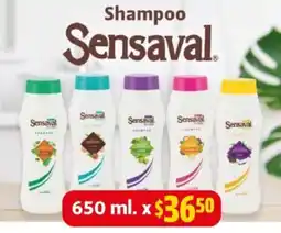 Farmacias Guadalajara Shampoo Sensaval oferta
