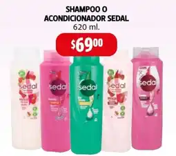 Farmacias Guadalajara Shampoo o acondicionador sedal oferta