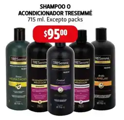 Farmacias Guadalajara Shampoo o acondicionador tresemmé Excepto packs oferta