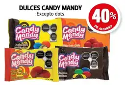 Farmacias Guadalajara Dulces candy mandy excepto dots oferta