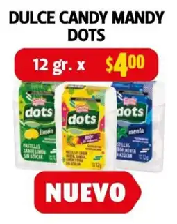 Farmacias Guadalajara Dulce candy mandy dots oferta