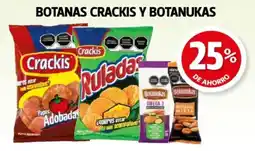Farmacias Guadalajara Botanas crackis y botanukas oferta