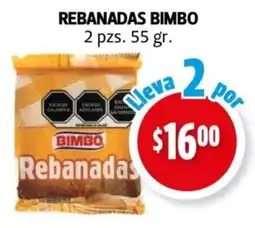 Farmacias Guadalajara Rebanadas bimbo oferta