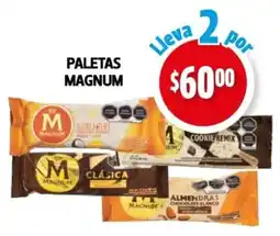 Farmacias Guadalajara Paletas magnum oferta