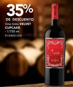 City Club Vino tinto velvet cupcake oferta