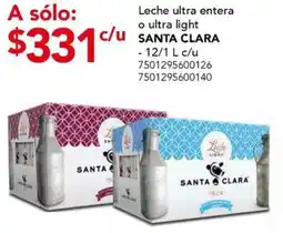 City Club Leche ultra entera o ultra light SANTA CLARA oferta