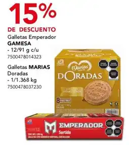City Club Galletas Emperador GAMESA / Galletas MARIAS Doradas oferta