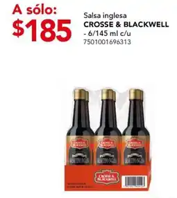 City Club Salsa inglesa CROSSE & BLACKWELL oferta