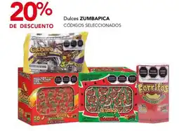City Club Dulces zumbapica códigos seleccionados oferta