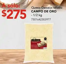 City Club Queso Oaxaca rallado CAMPO DE ORO oferta