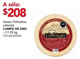 City Club Queso Chihuahua redondo CAMPO DE ORO oferta