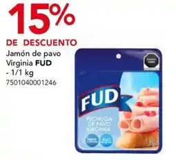 City Club Jamón de pavo Virginia FUD oferta