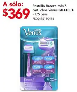 City Club Rastrillo Breeze más 5 cartuchos Venus GILLETTE oferta