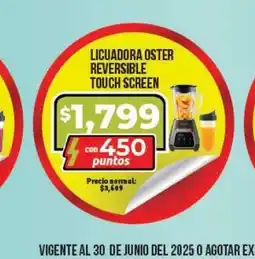 Soriana Híper Licuadora Oster Reversible Touch Screen oferta