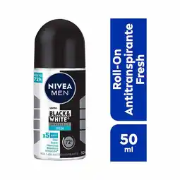 Farmacias Benavides Deo Roll On Men Black & White Fresh oferta