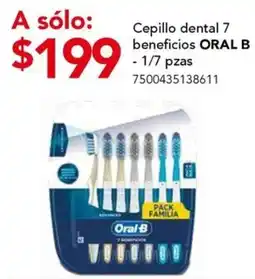 City Club Cepillo dental 7 beneficios ORAL-B oferta