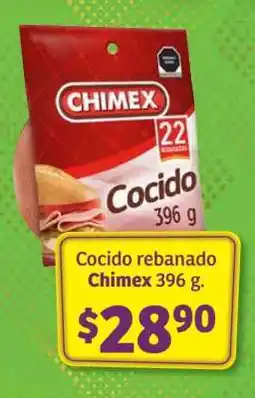 Soriana Híper Cocido rebanado Chimex 396 g oferta
