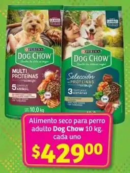 Soriana Híper Alimento seco para perro adulto Dog Chow 10 kg oferta