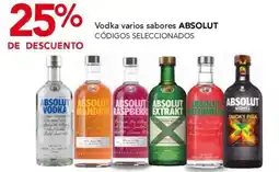 City Club Vodka varios sabores ABSOLUT oferta