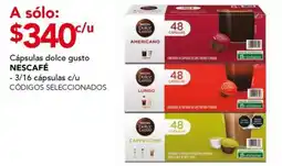 City Club Cápsulas dolce gusto NESCAFÉ oferta