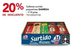 City Club Galletas surtido paquetines GAMESA oferta