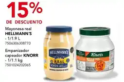 City Club Mayonesa real HELLMANN'S / Empanizador capeador KNORR oferta