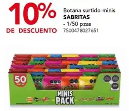 City Club Botana surtido minis SABRITAS oferta