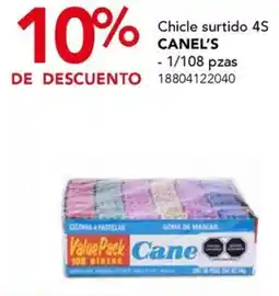 City Club Chicle surtido 4S CANEL'S oferta
