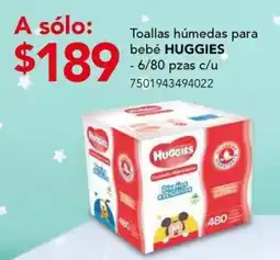 City Club Toallas húmedas para bebé HUGGIES oferta