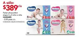 City Club Pañal ultraconfort etapa 3 y 4 niño o niña HUGGIES oferta