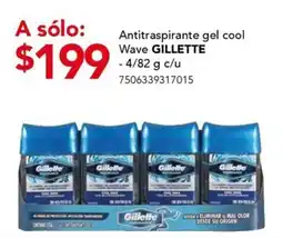 City Club Antitraspirante gel cool Wave GILLETTE oferta