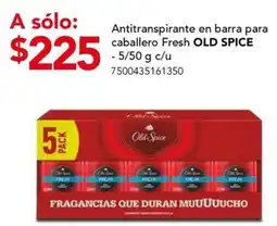 City Club Antitranspirante en barra para caballero Fresh OLD SPICE oferta