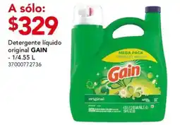 City Club Detergente líquido original GAIN oferta