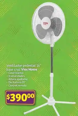 Soriana Híper Vios - ventilador pedestal 16 base cruz home oferta