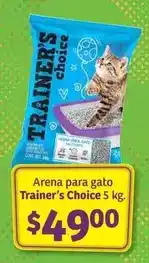 Soriana Híper Trainer's - arena para gato choice 5 kg oferta